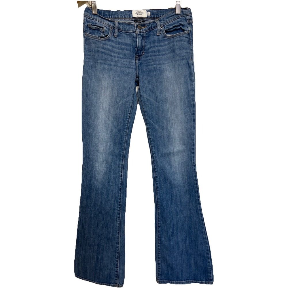 Abercrombie  & Fitch Madison Women's Bootcut‎ Medium Wash Stretch  Jeans. Sz 4L